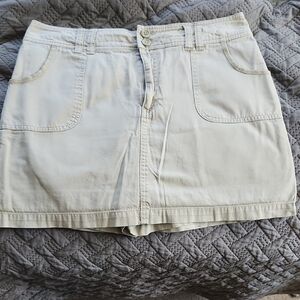 Sonoma Lifestyle Beige Mini Skirt